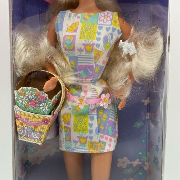 Mattel Vintage 1997 Easter Style Barbie In Box - Picture 11 of 12